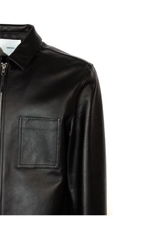 Black leather jacket MAURO GRIFONI | G6AB0068A99